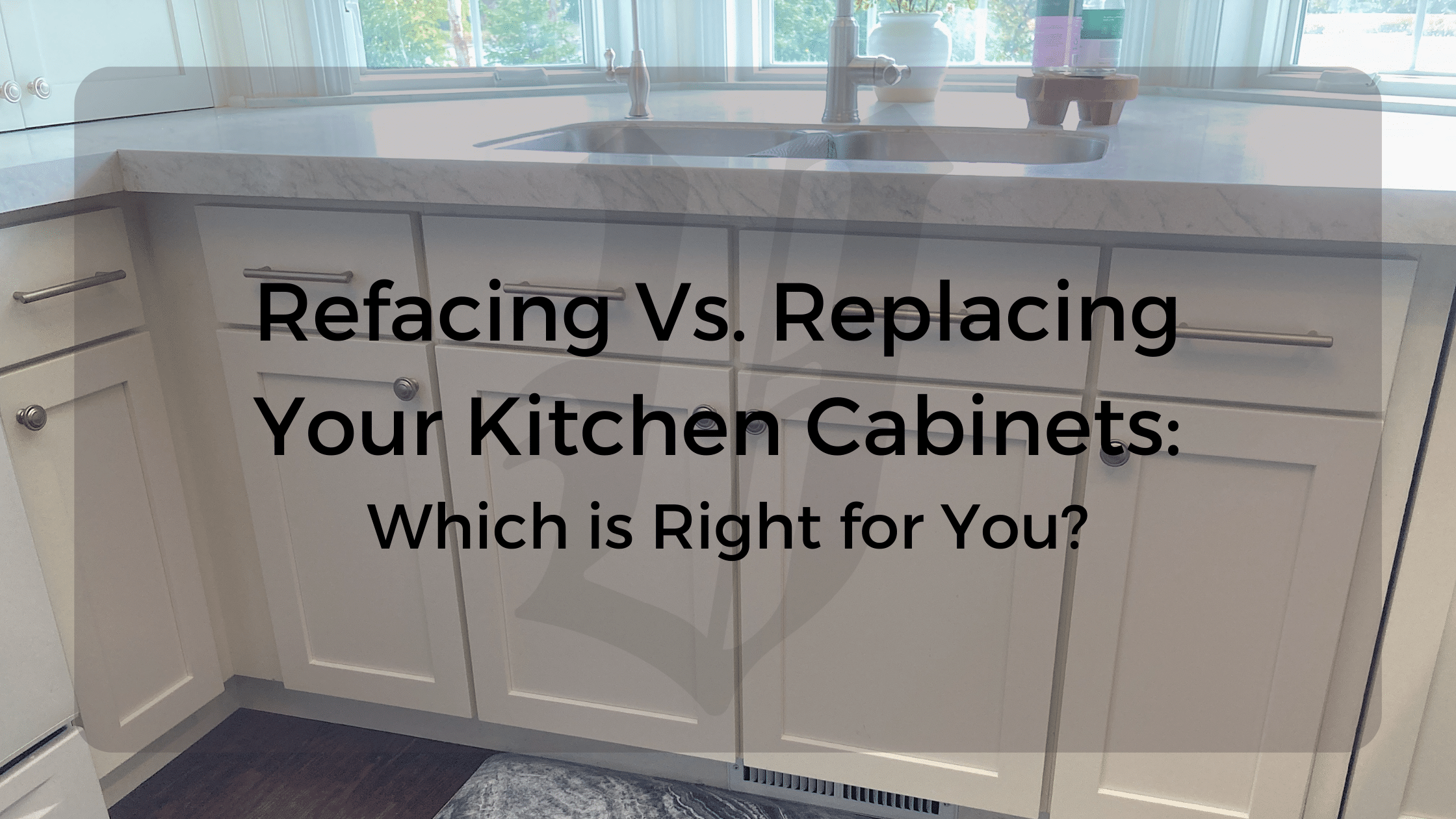 Replacing Vs. Refacing Your Kitchen Cabinets