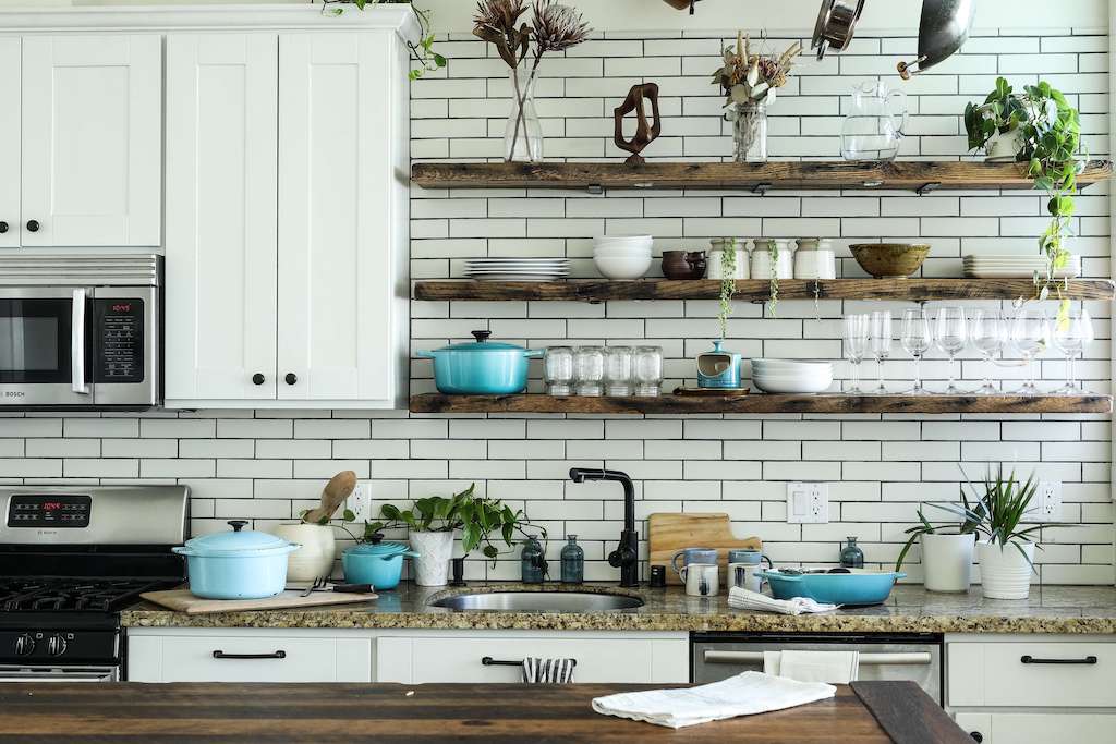 shaker cabinets and shelving