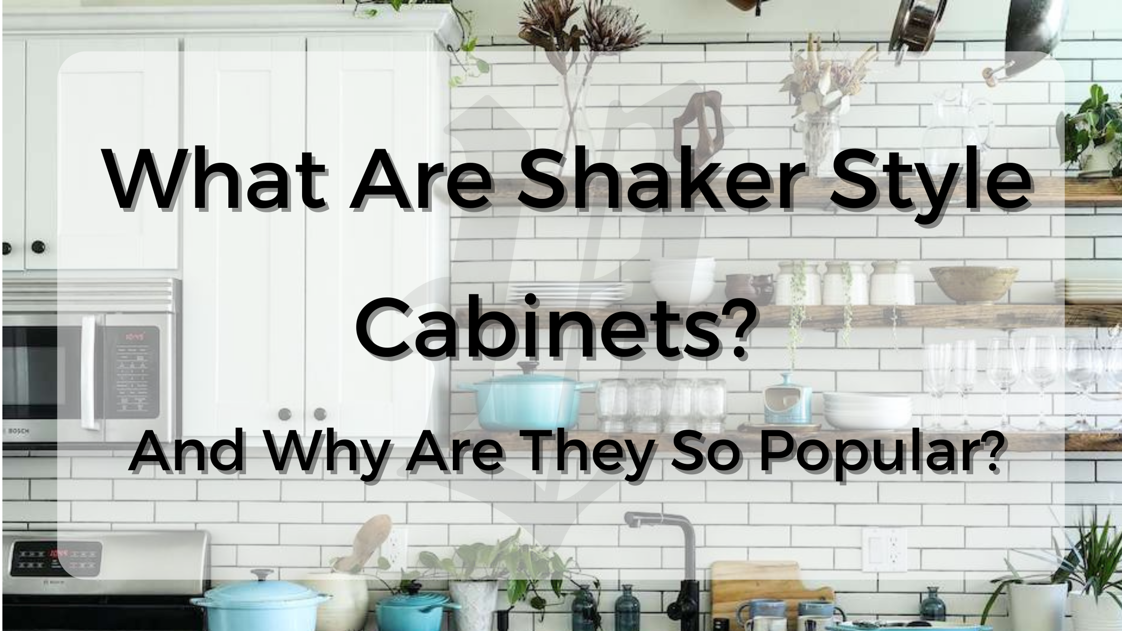 what are shaker style cabinets?