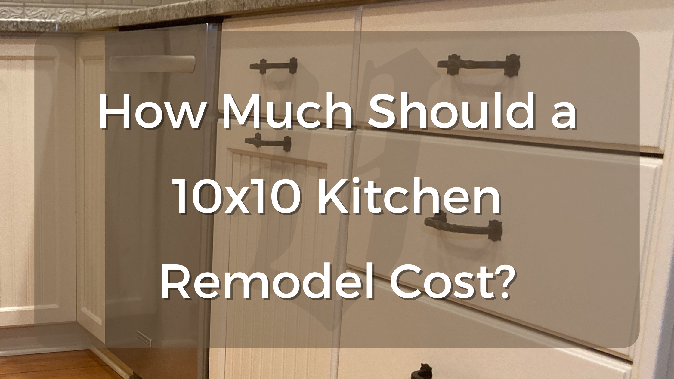 how much should a 10x10 kitchen remodel cost?